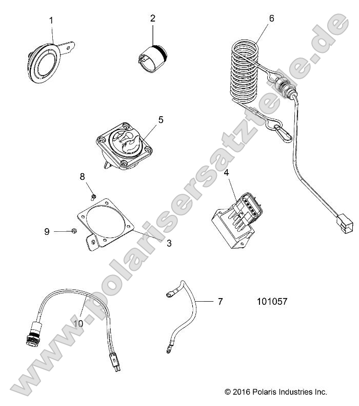 Electrical, Horn and Battery Switch Electrical, Horn and Battery Switch