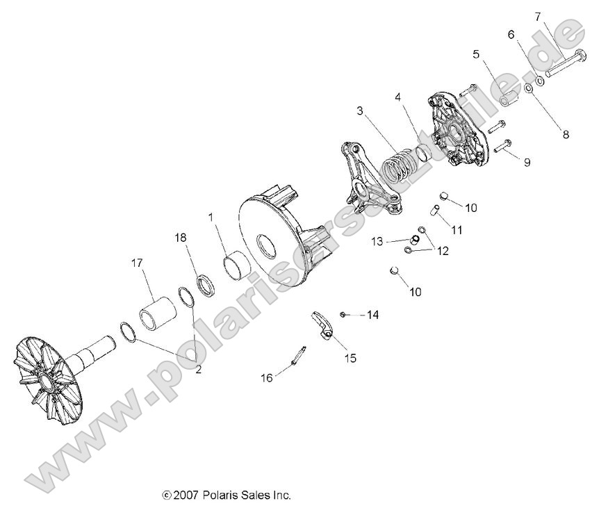 Drive Train, Primary Clutch