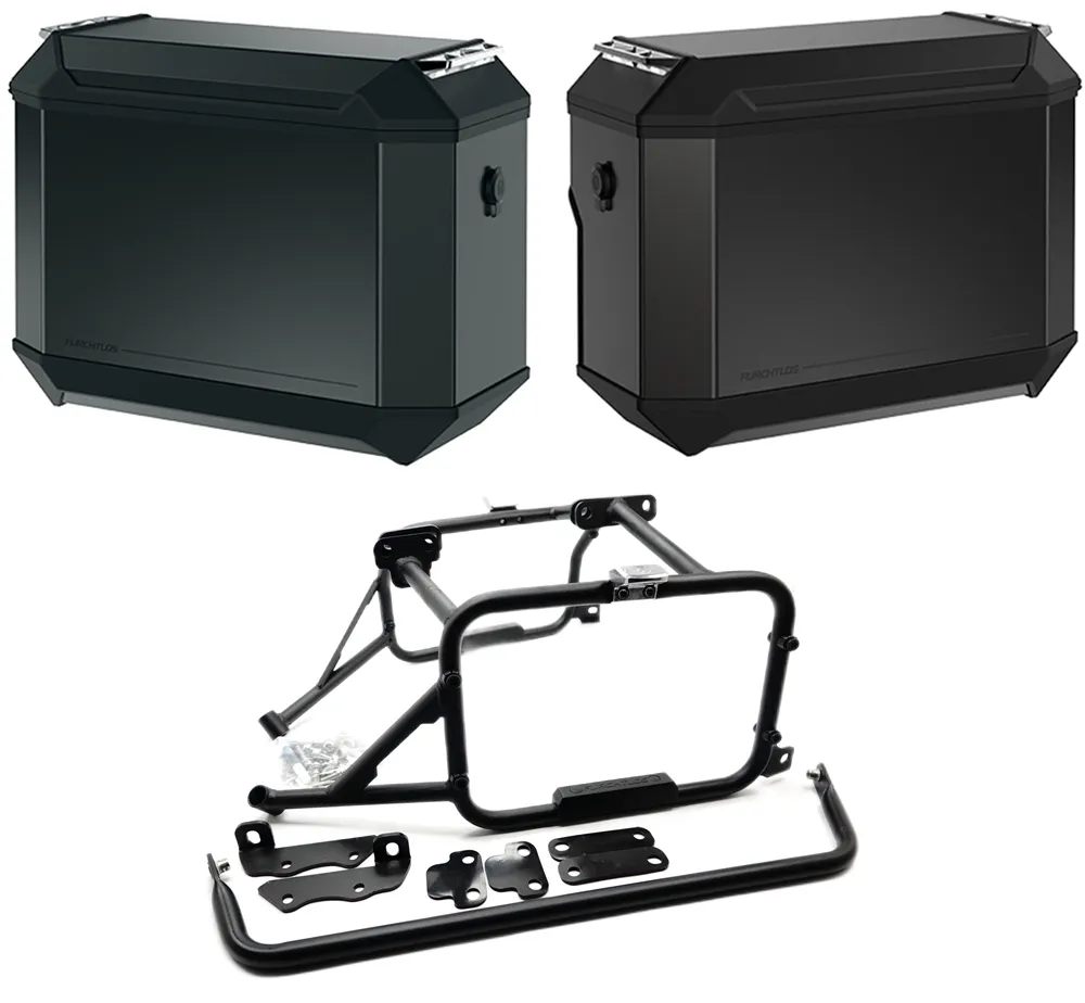 Furchtlos RANGER OFFSET Seitenkofferträger inkl. Seitenkoffer Set anthrazit - KTM 1290 Super Adventure R /S 2021-24 Furchtlos RANGER OFFSET Seitenkofferträger inkl. Seitenkoffer Set anthrazit - KTM 1290 Super Adventure R /S 2021-24