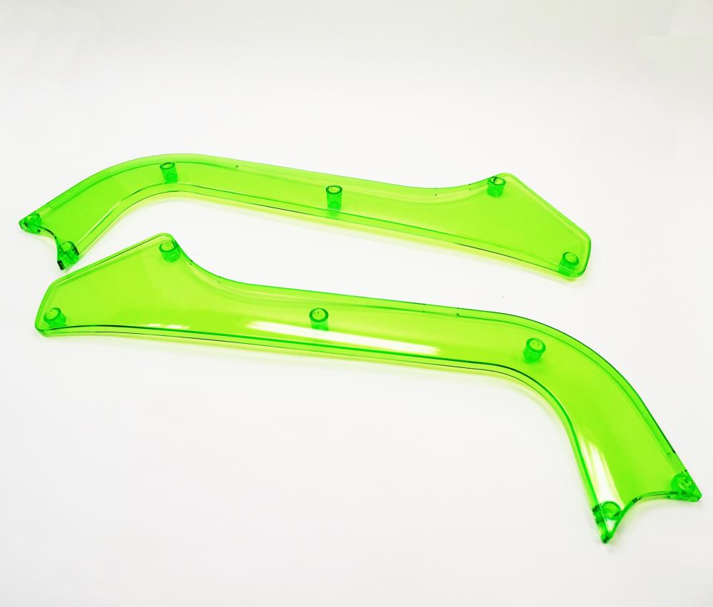 Fantic ISSIMO Rahmencover Set Transparent Vivid Lime