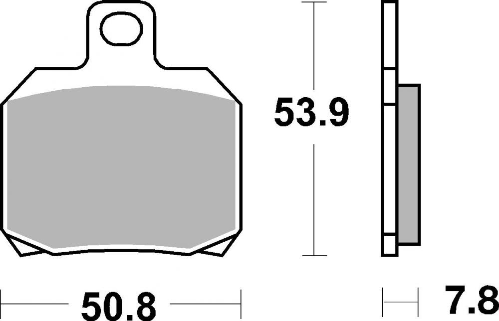 SBS Bremsbeläge LS Street Sinter ABE - 730LS