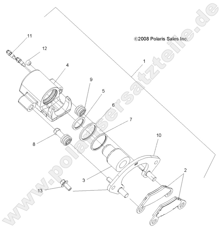 BRAKES, REAR CALIPER BRAKES, REAR CALIPER