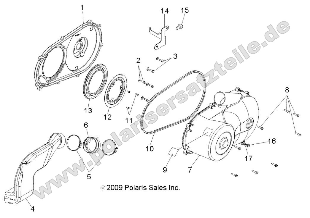 Drive Train, Clutch Cover