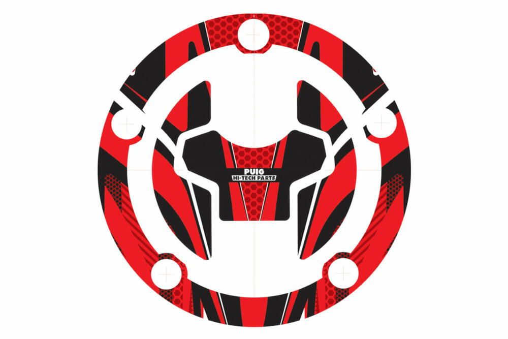 PUIG TANKDECKEL-ABDECKUNG MOD. RADIKAL SUZUKI F/ROT - 9965R