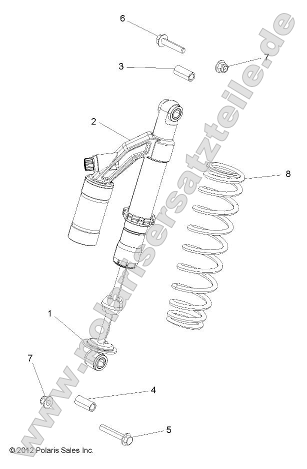 Suspension, Shock, Rear, Mounting Suspension, Shock, Rear, Mounting