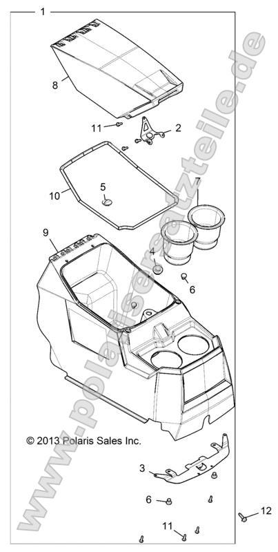 Body, Center Console Body, Center Console