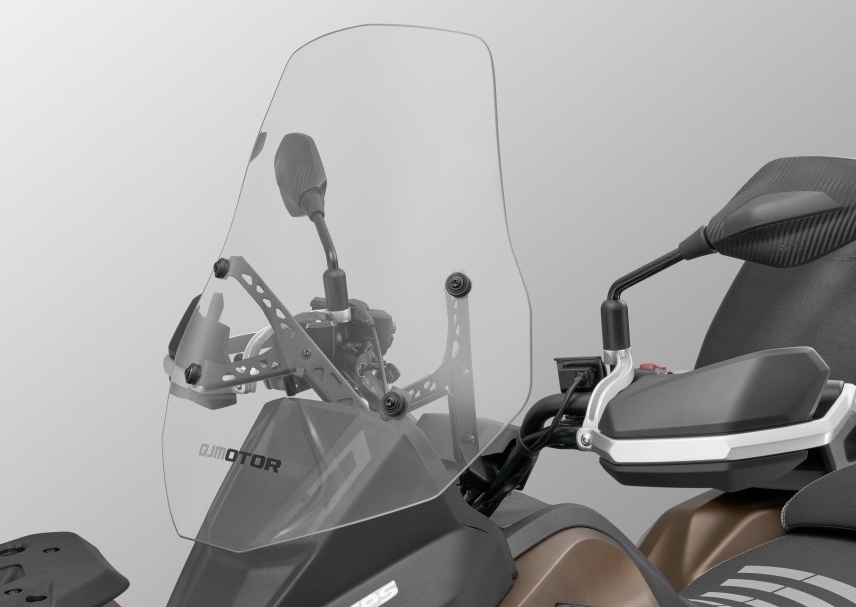 QJ Motor Windschild inkl. Halterung - SFA 600 / 1000 - 07020W610000