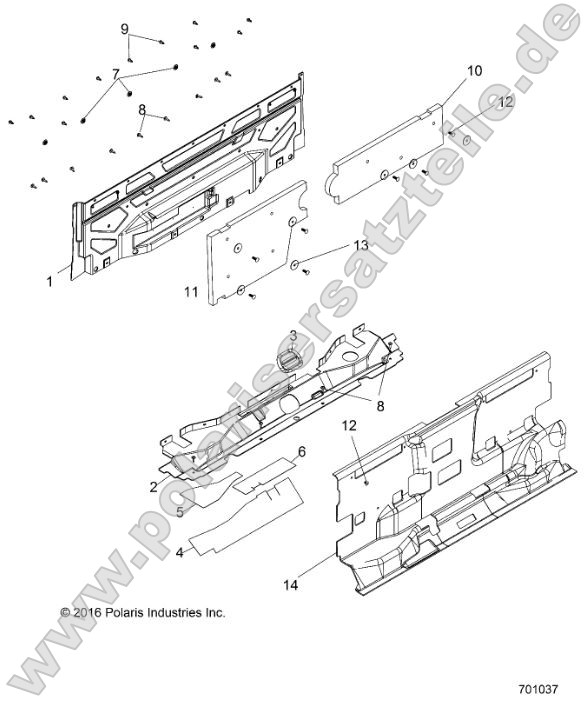 Body, Closeoff, Rear Body, Closeoff, Rear