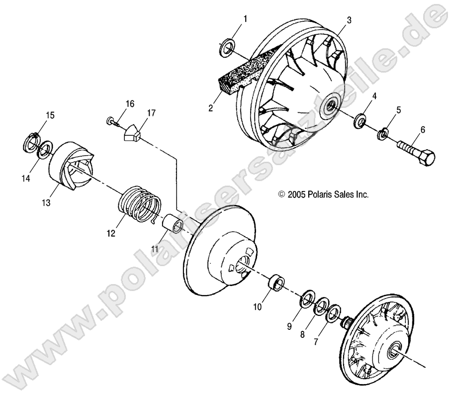 CLUTCH, DRIVEN CLUTCH, DRIVEN