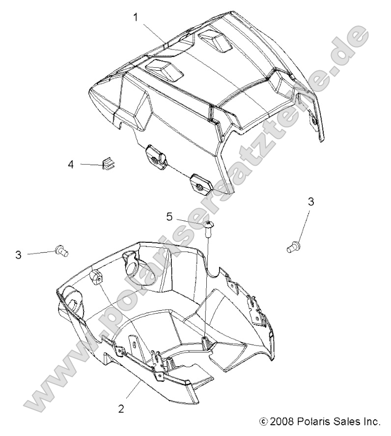 Body, Headlight Pod Body, Headlight Pod