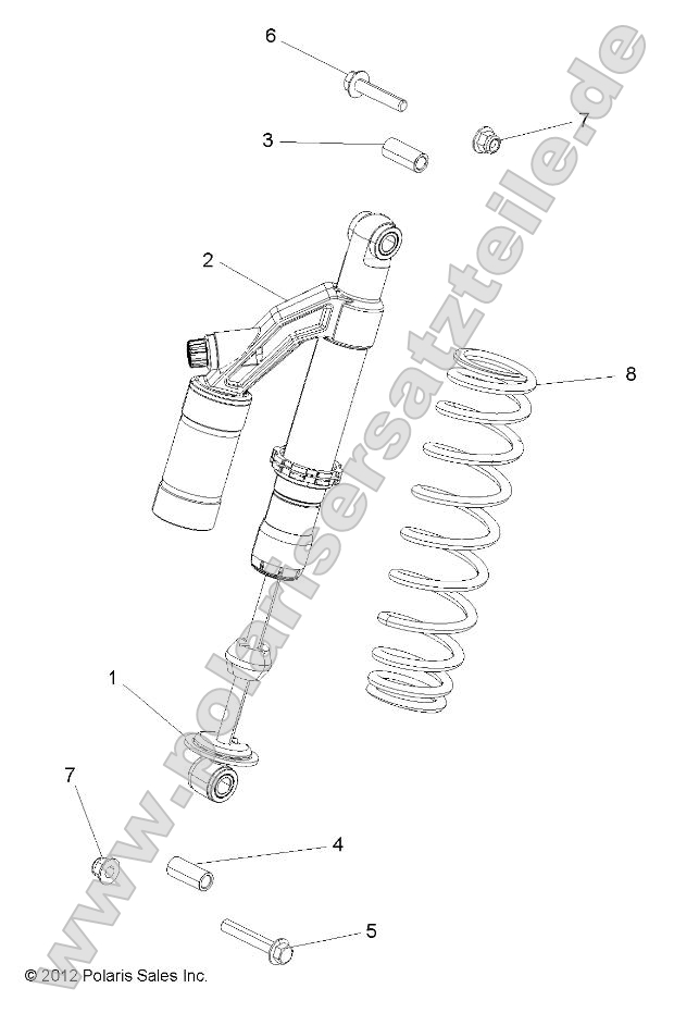 Suspension, Shock, Rear, Mounting Suspension, Shock, Rear, Mounting