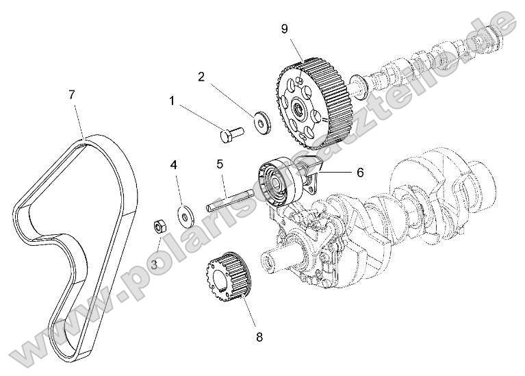 Engine, Timing Pulley, Timing Belt, Jockey Pulley Engine, Timing Pulley, Timing Belt, Jockey Pulley