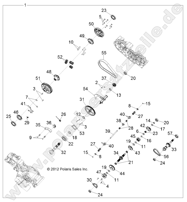 Drive Train, Main Gearcase Internals