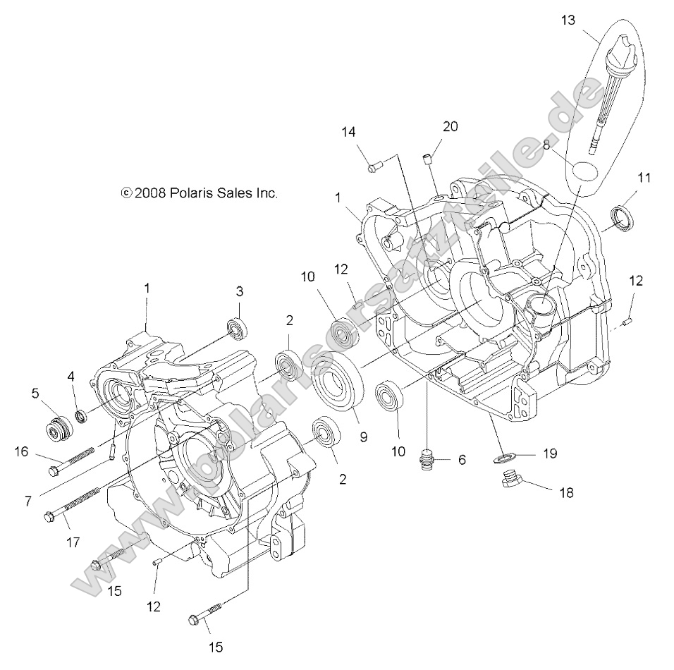 Engine, Crankcase Engine, Crankcase
