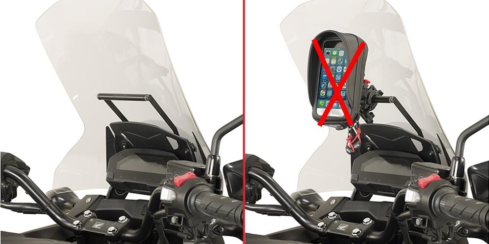 Givi-Querstange-fuer-Smartphone-Navihalterung-am-Windschild-Honda-NC-750-X-2016-20-2