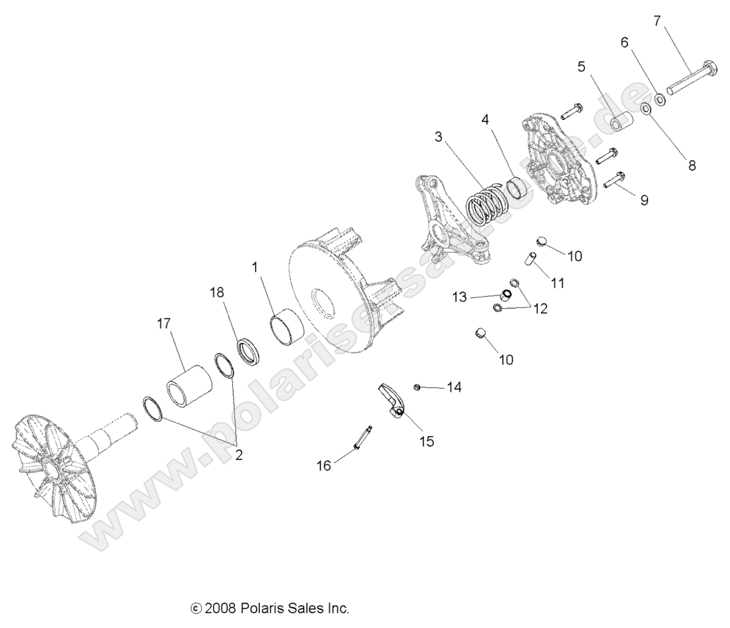 Drive Train, Primary Clutch