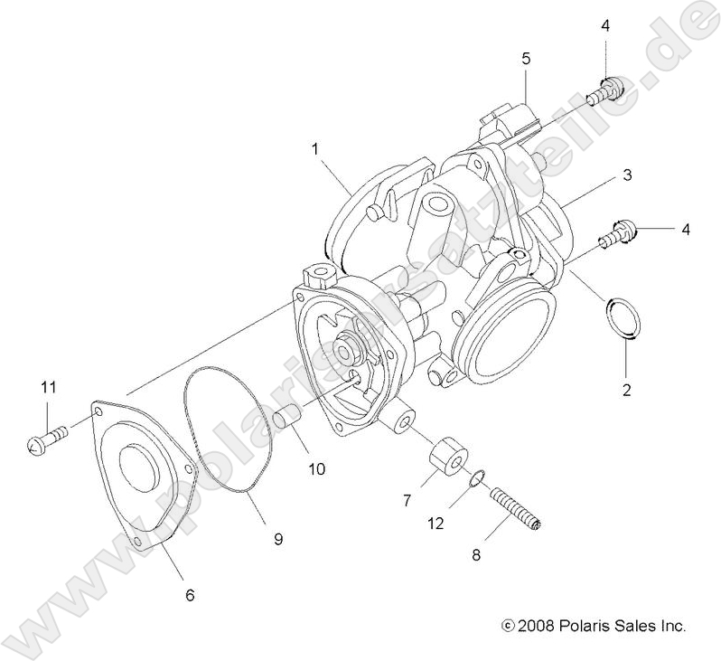 ENGINE, THROTTLE BODY ENGINE, THROTTLE BODY