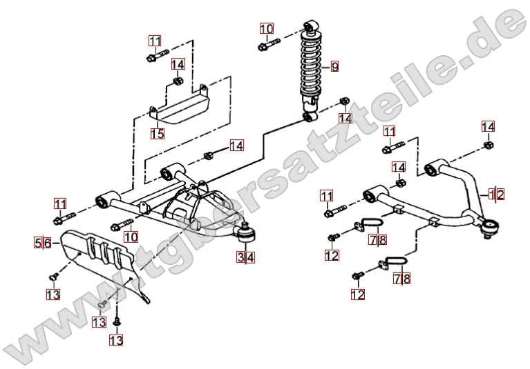 Federbein vorne Federbein vorne