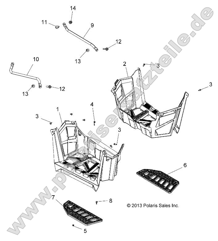Body, Footwells Body, Footwells