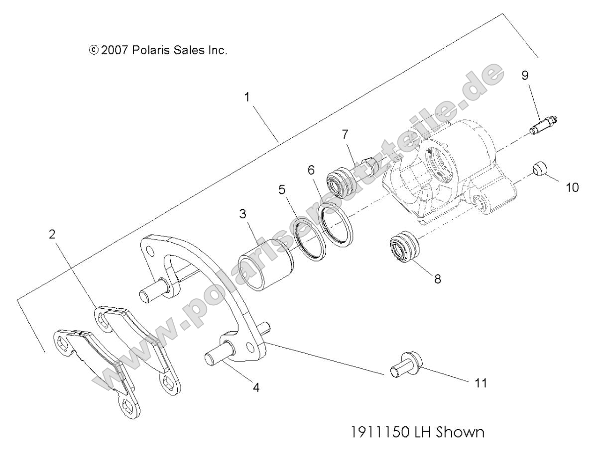 Brakes, Front Caliper Brakes, Front Caliper
