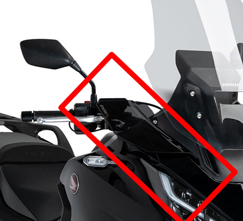 PUIG-FRONT-SPOILER-HONDA-NT1100-22-C-STARK-GETONT-21578F-1 PUIG FRONT SPOILER STARK GETONT - HONDA NT1100 2022-24 - 21578F