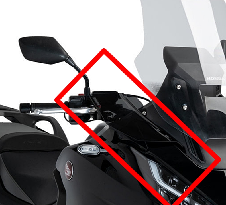 PUIG FRONT SPOILER STARK GETONT - HONDA NT1100 2022-24 - 21578F