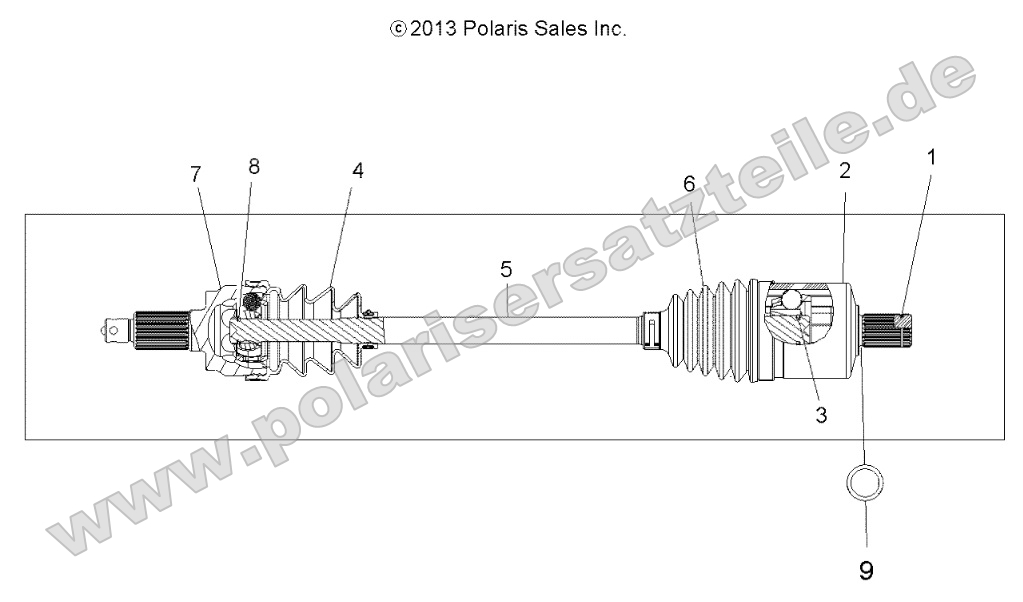Drive Train, Drive Shaft, Front Drive Train, Drive Shaft, Front