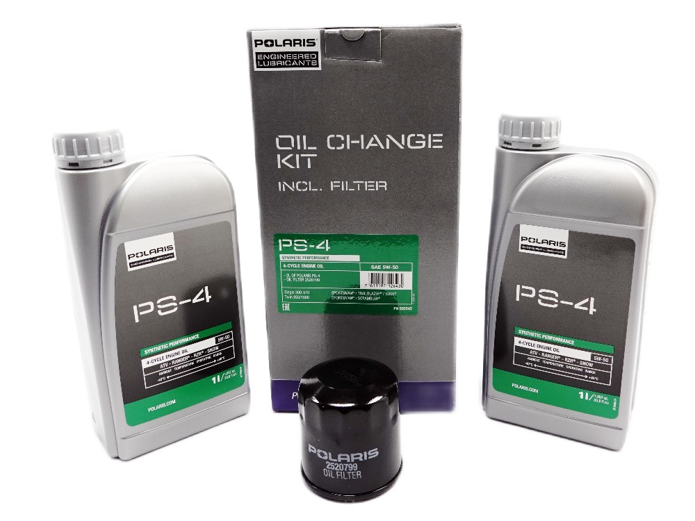 Polaris Ölwechselkit Sportsman / Scrambler - 2x PS-4 Motoröl 1 Liter + Ölfilter 2520799 - 502542 Polaris Ölwechselkit Sportsman / Scrambler - 2x PS-4 Motoröl 1 Liter + Ölfilter 2520799 - 502542