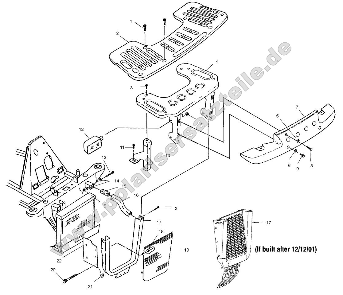 Front Rack and Bumper Mounting Front Rack and Bumper Mounting