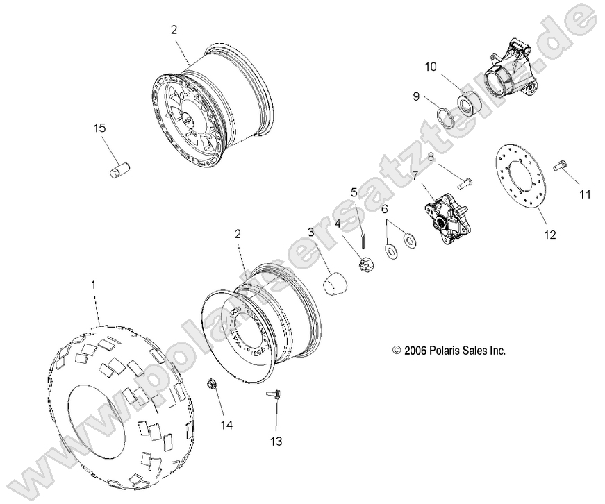 WHEEL DRIVE, REAR WHEEL DRIVE, REAR