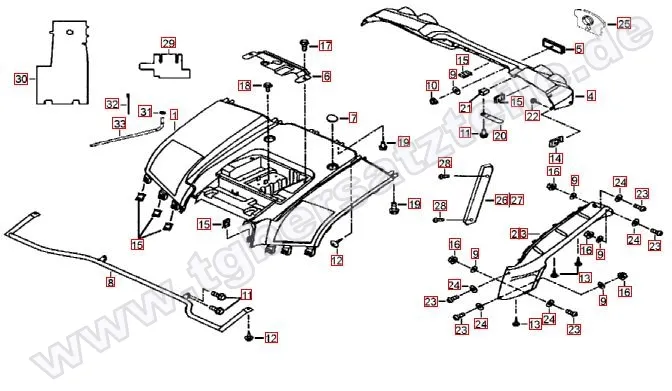 Heckverkleidung Heckverkleidung
