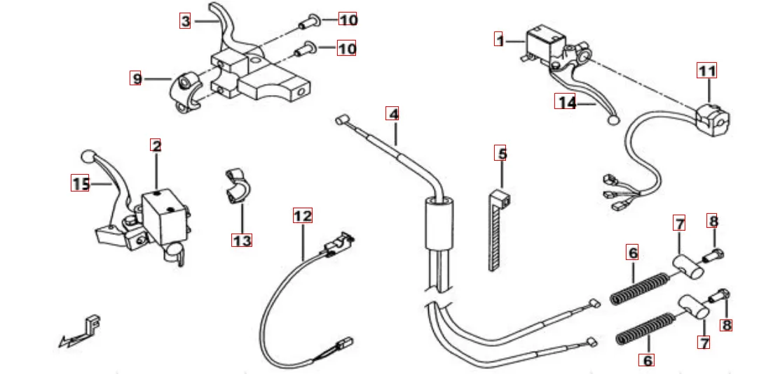 Schalter-Hebel Schalter-Hebel