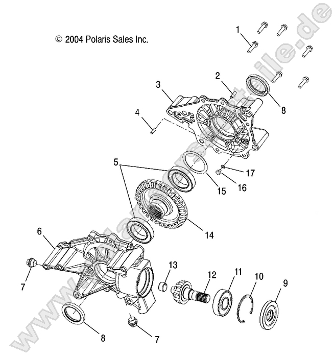 REAR GEARCASE REAR GEARCASE