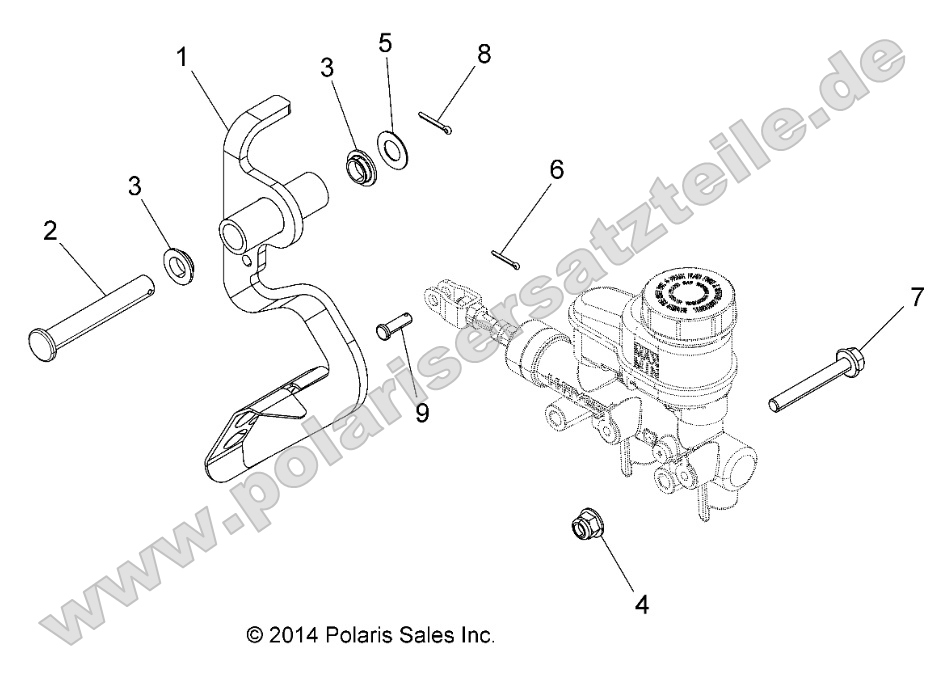 Brakes, Pedal and Master Cylinder Mounting