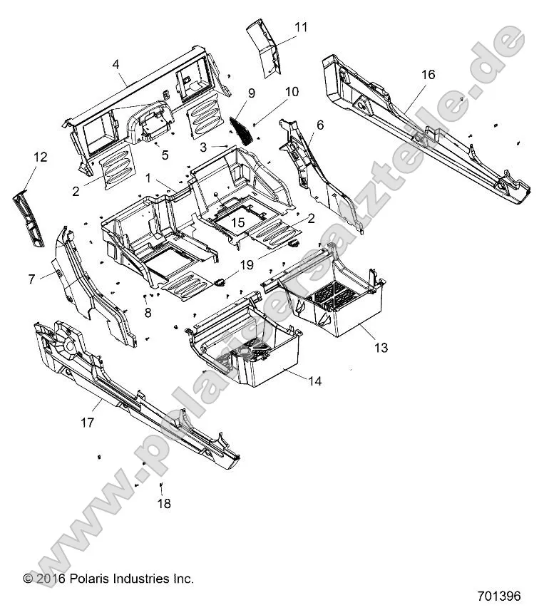 Body, Rear Closeoff, Fenders and Floor