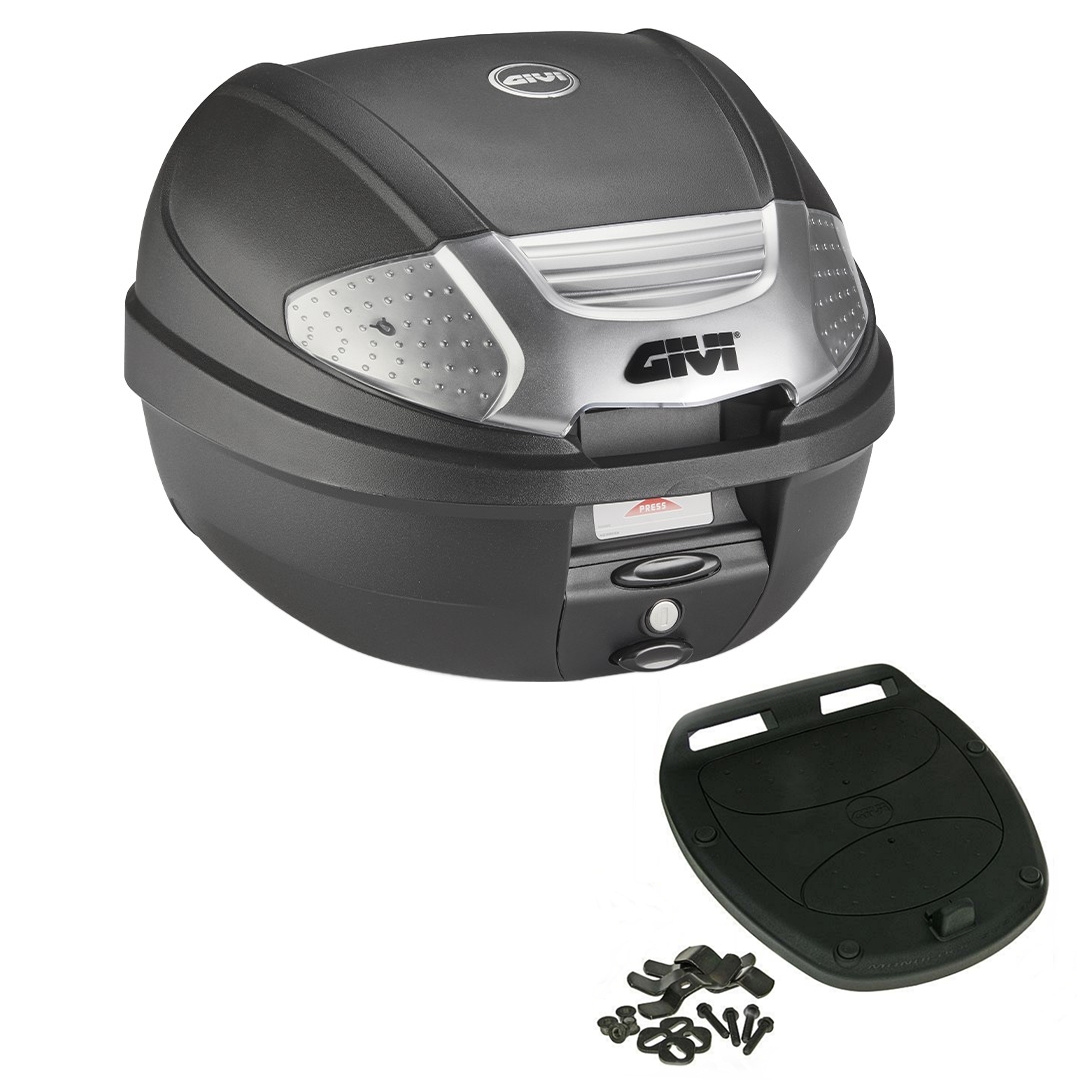 Givi Monolock Topcase E300 NT2B - 30 Liter - schwarz - inkl. Montagekit Givi Monolock Topcase E300 NT2B - 30 Liter - schwarz - inkl. Montagekit