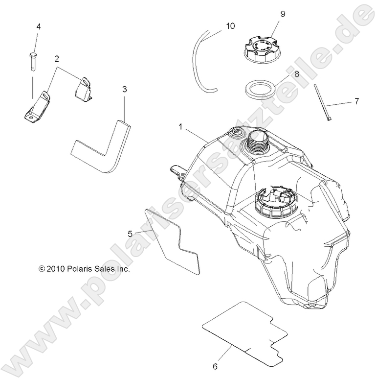BODY, FUEL TANK ASM.