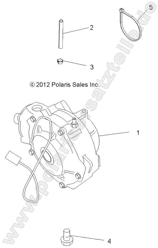 DRIVE TRAIN, FRONT GEARCASE MOUNTING