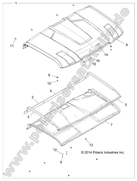 Body, Roof Body, Roof