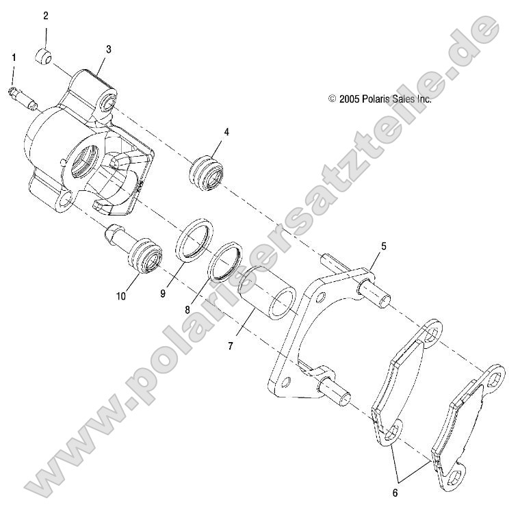 Brakes, Caliper, Rear