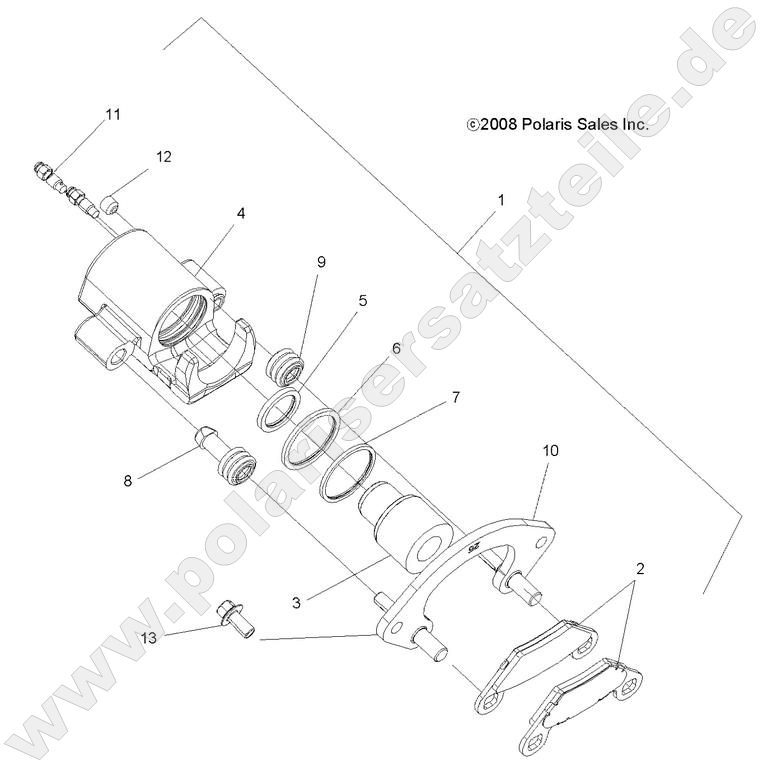 BRAKES, REAR CALIPER BRAKES, REAR CALIPER