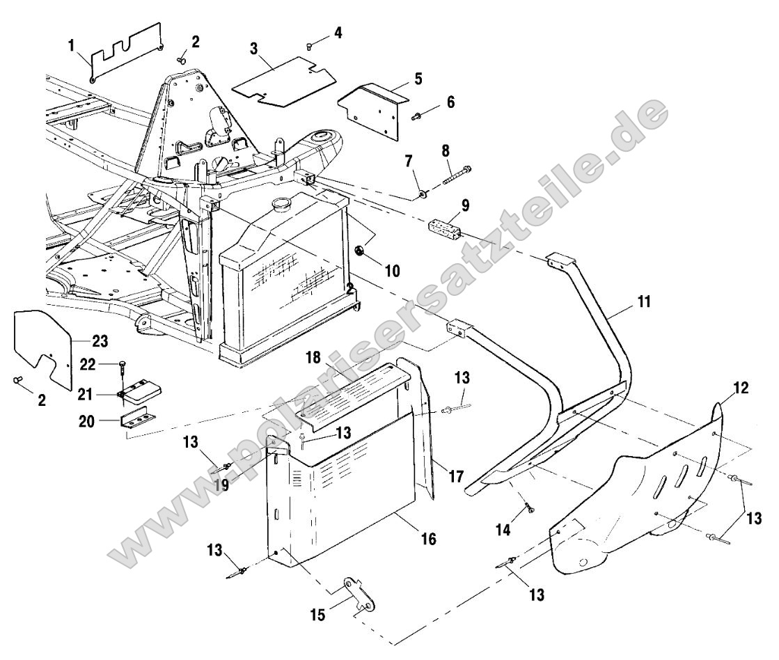 Front Bumper and Shields Front Bumper and Shields