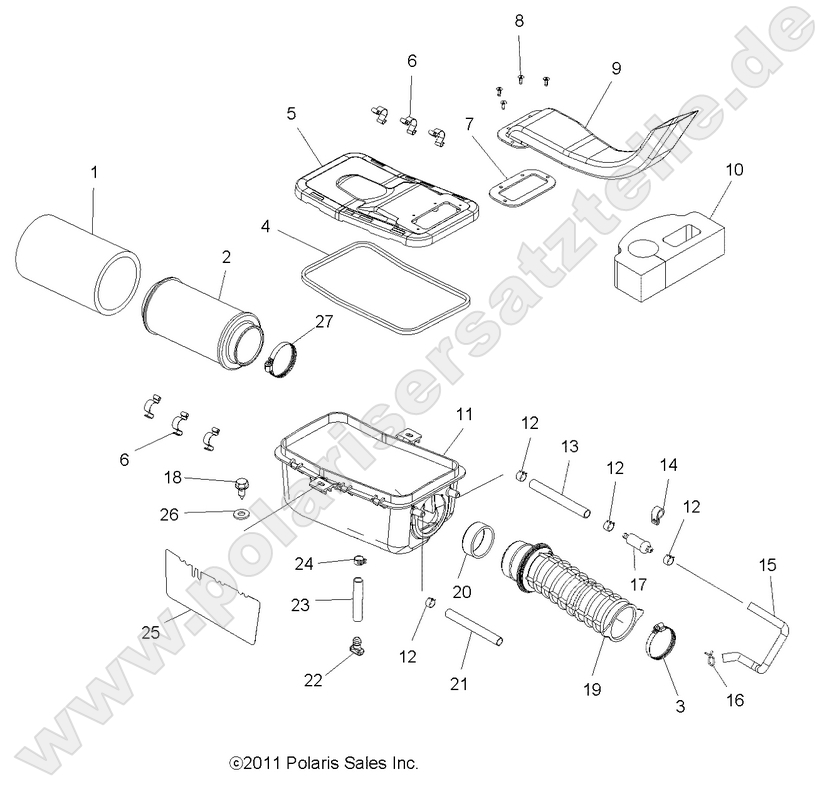 ENGINE, AIR INTAKE SYSTEM ENGINE, AIR INTAKE SYSTEM