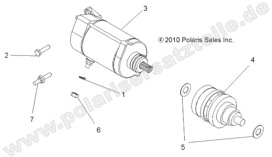 ENGINE, STARTING MOTOR ENGINE, STARTING MOTOR