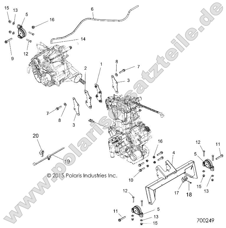 Engine, Engine and Transmission Mounting