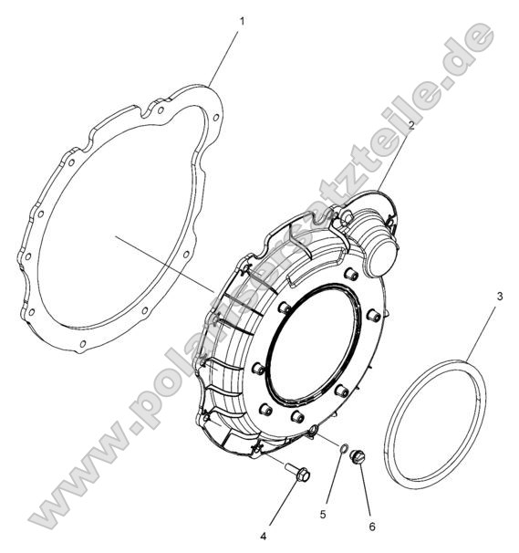 Engine, Flywheel Cover