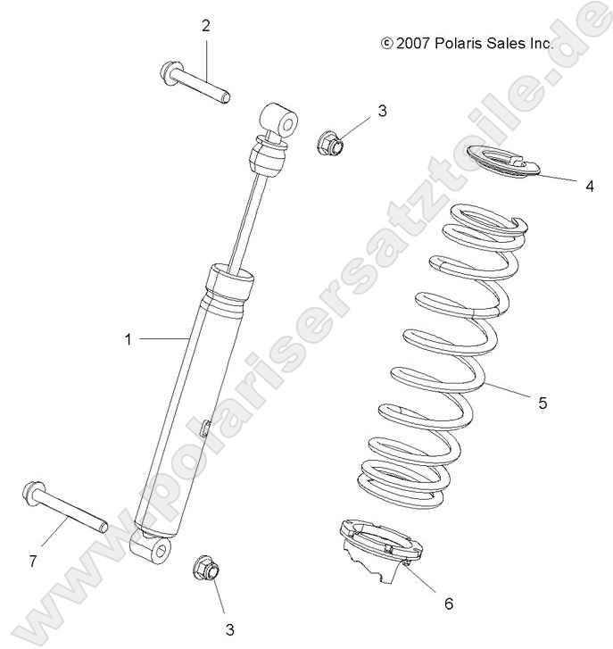 SUSPENSION, SHOCK, REAR