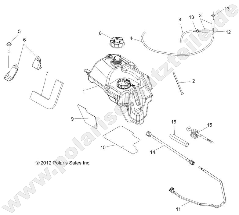 BODY, FUEL TANK ASM.