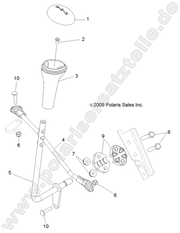 DRIVE TRAIN, GEAR SELECTOR DRIVE TRAIN, GEAR SELECTOR