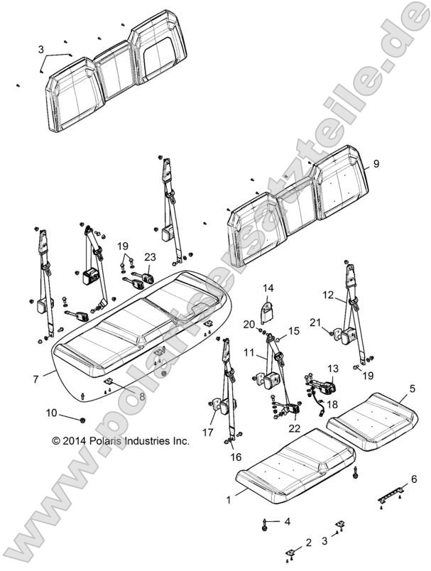 Body, Seat (49RGRSEAT15CREW1)